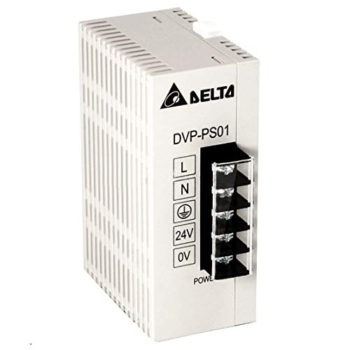 Delta Electronics DVPPS01 DVP-S 1-Amp Power Supply - Reliable AC/DC Adapter for Industrial Automation & PLC Systems | Perfect for Factory Equipment, Control Panels & CNC Machines