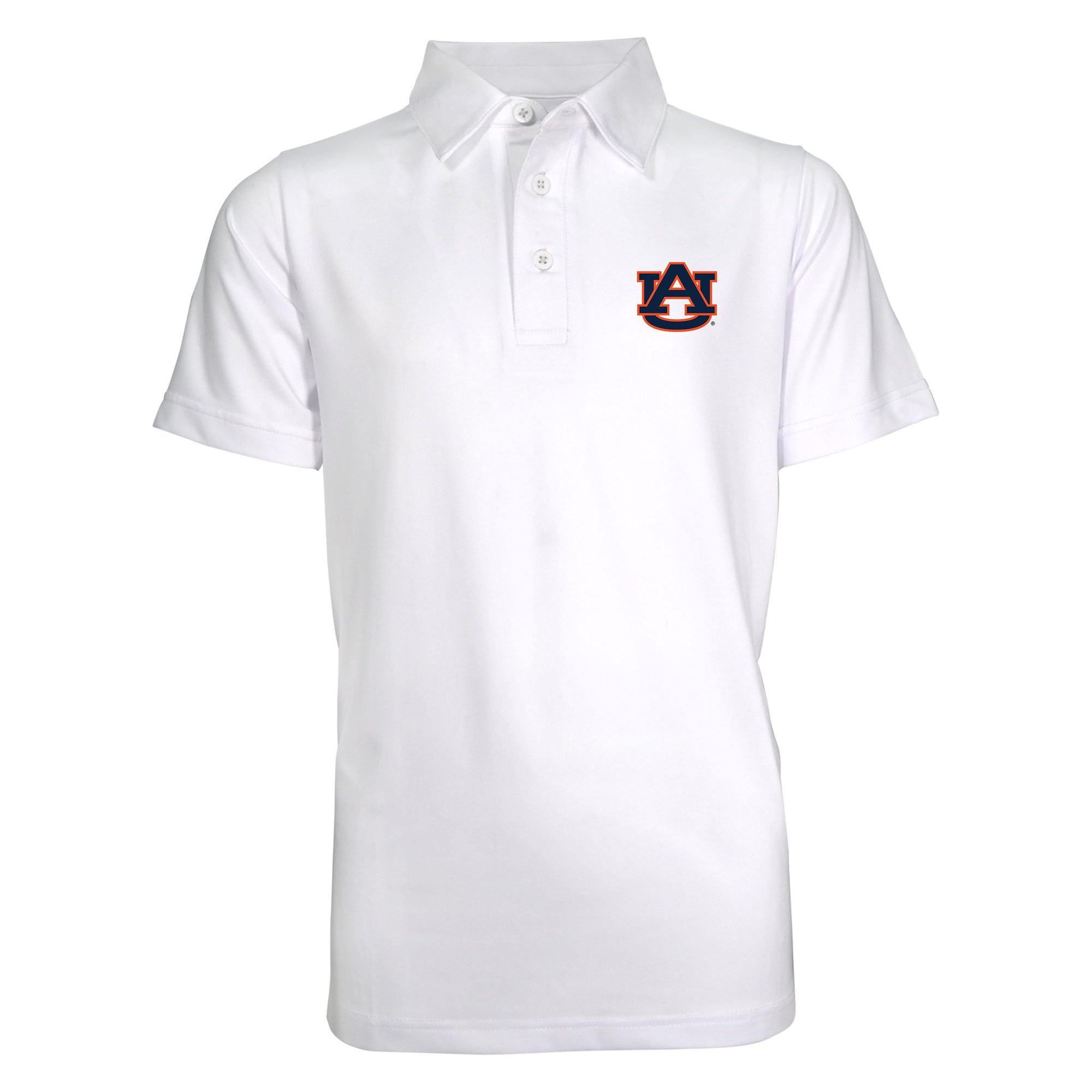 Auburn Tigers Youth Boys' Solid Polo Shirt - Comfortable Cotton Jersey for School, Sports & Casual Wear - Perfect for Game Day, Team Events & Everyday Outfits
