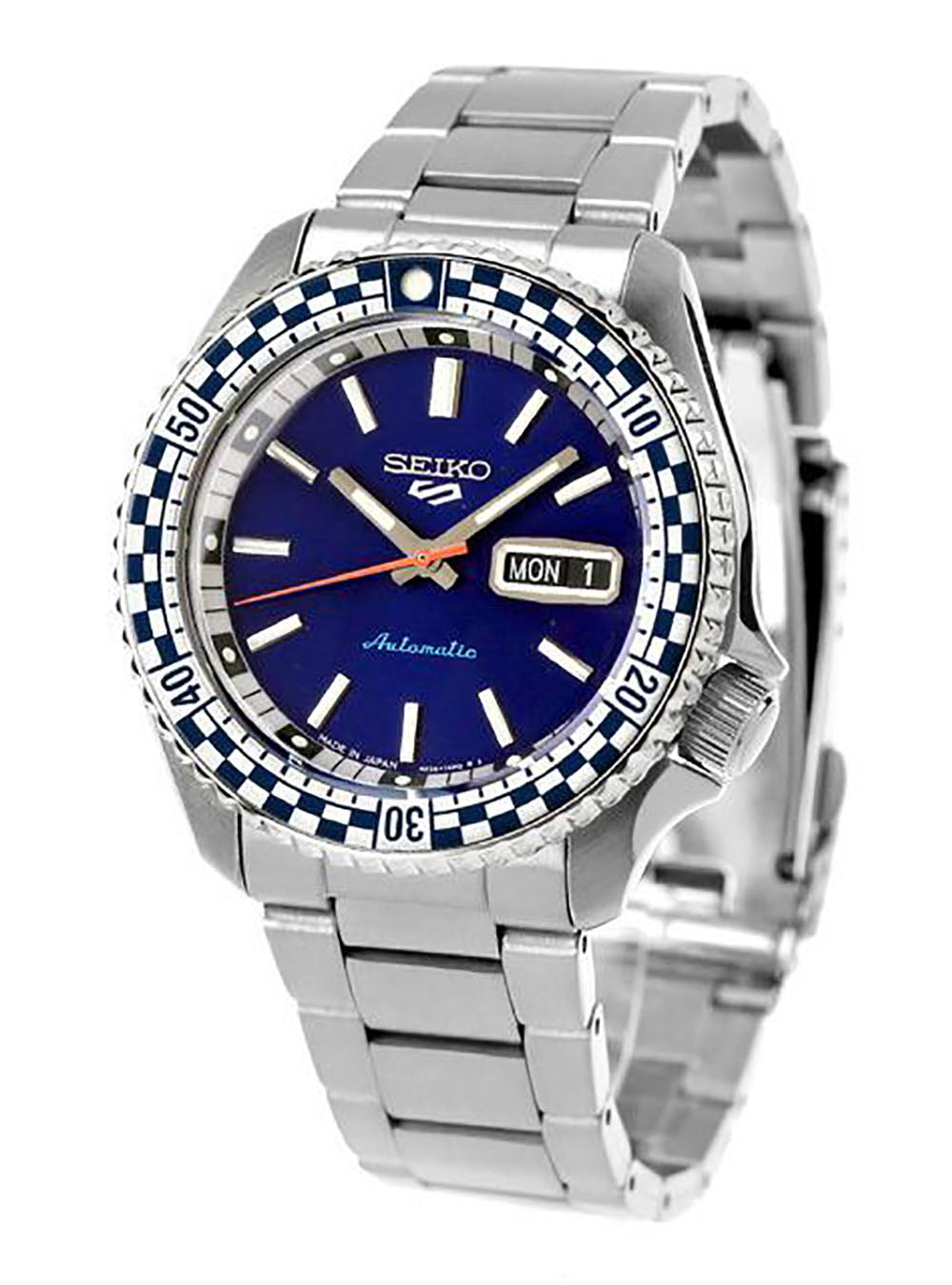 SEIKO 5 Sports Automatic Watch SKX Retro Style - Japan Made JDM Special Edition 2024 - Durable Men's Casual & Dress Watch for Everyday Wear, Sports & Outdoor Activities