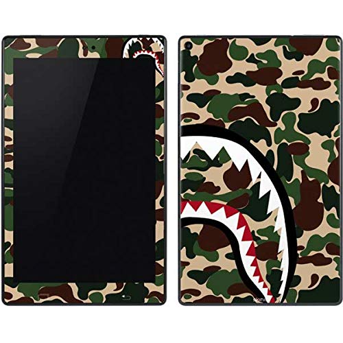 Skinit Decal Skin for Kindle Fire HD 10 (2018) - Officially Licensed Shark Teeth Street Camo Design | Protective Cover for Reading, Travel & School Use