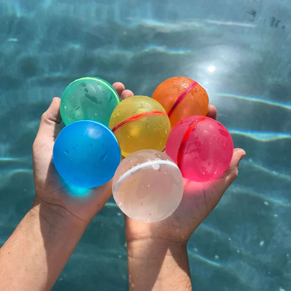 Eco-Friendly Reusable Water Balloons for Kids - Splash & Play Outdoor Summer Fun - BPA-Free, Durable, Washable for Pool, Beach, Backyard Games