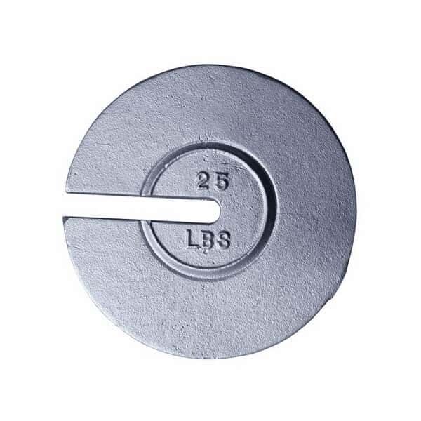 Troemner 9496T 20lb 8-Inch Diameter Avoirdupois Slotted Weights with Traceable Certificate - Precision Weighing for Laboratories & Industrial Scales