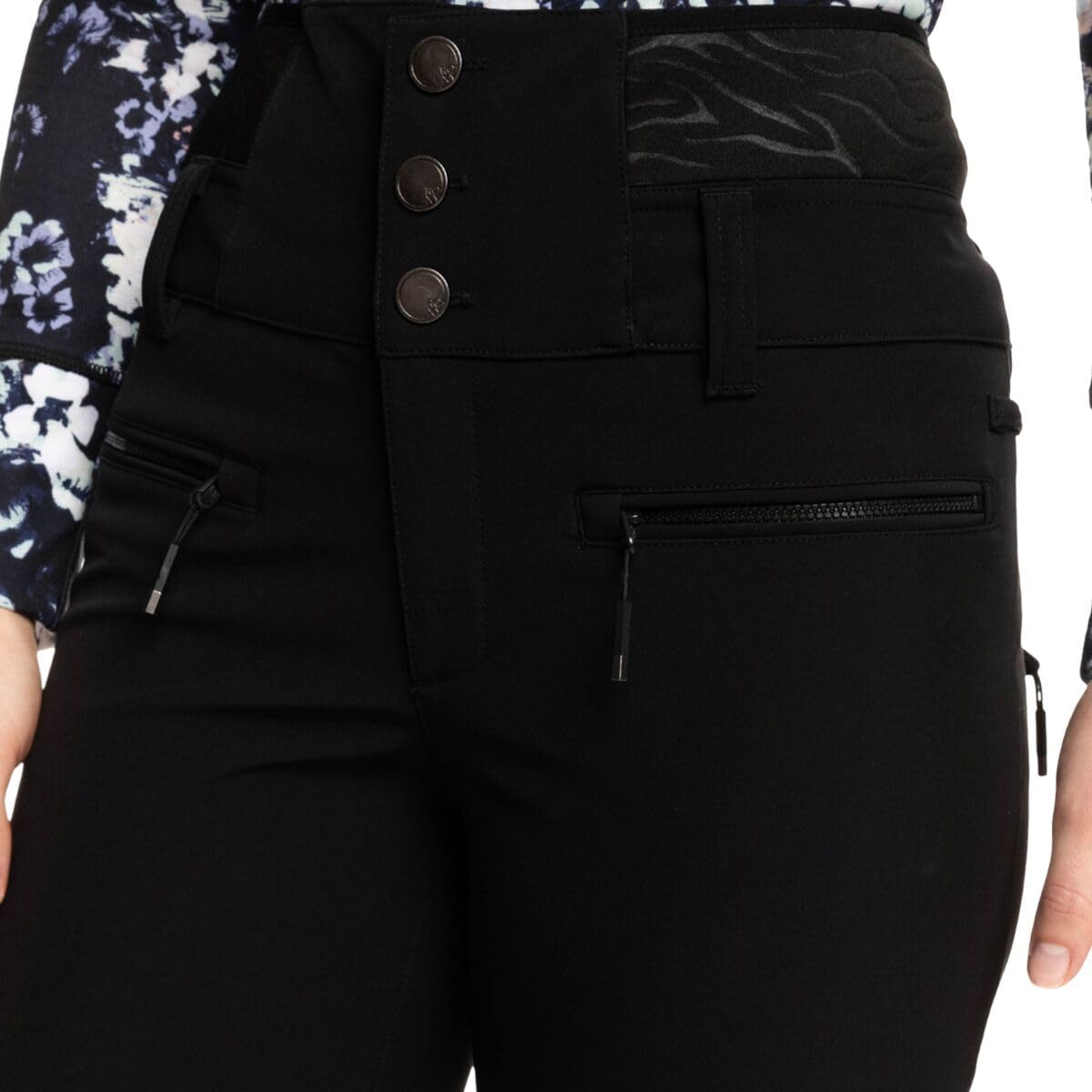 Roxy Rising High Pants for Women - XXL Black | High Waisted Yoga Pants for Running, Workout & Lounge Wear 2023