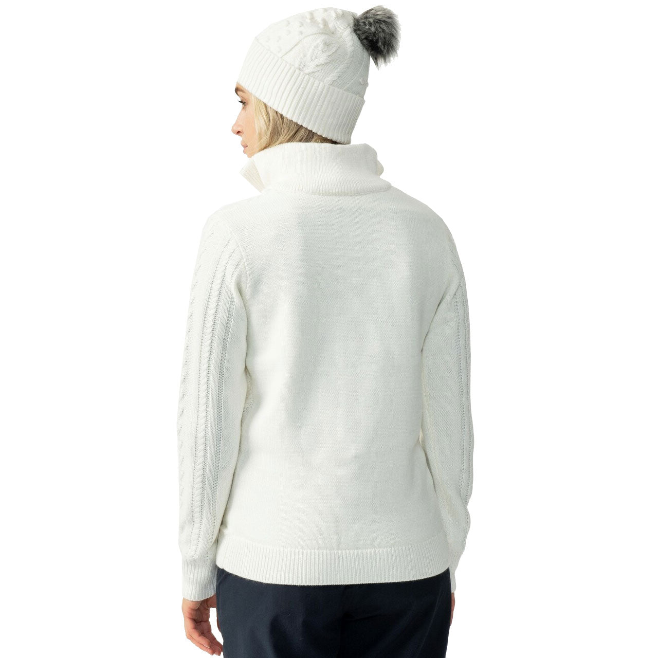 Women's 1/4 Zip Golf Sweater - Breathable & Stretchy Activewear for Golf, Tennis & Outdoor Sports | Perfect for Cool Weather & Layering