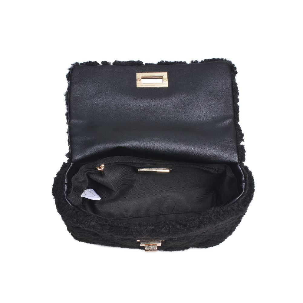 Corriedale Sherpa Crossbody Bag - Soft Fleece Shoulder Purse for Women - Perfect for Travel, Shopping, and Everyday Use