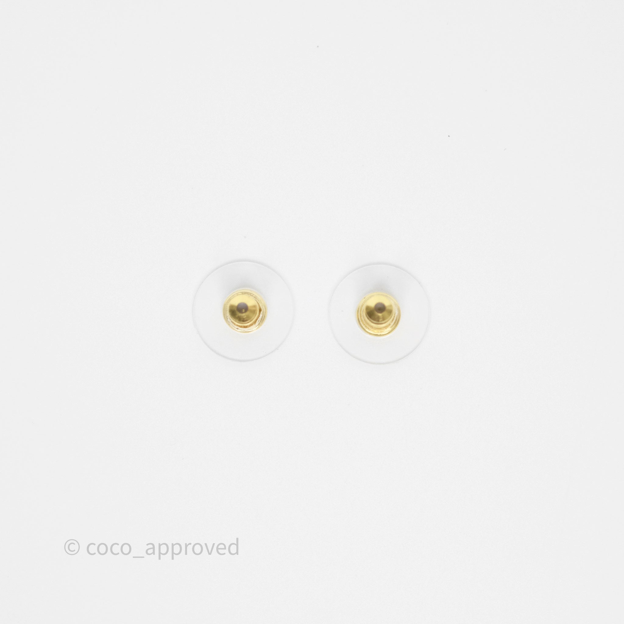Chanel CC Heart Earrings with Pink Crystals - Gold Tone 24S - Elegant Jewelry for Women, Perfect for Valentine's Day Gifts, Date Night & Special Occasions