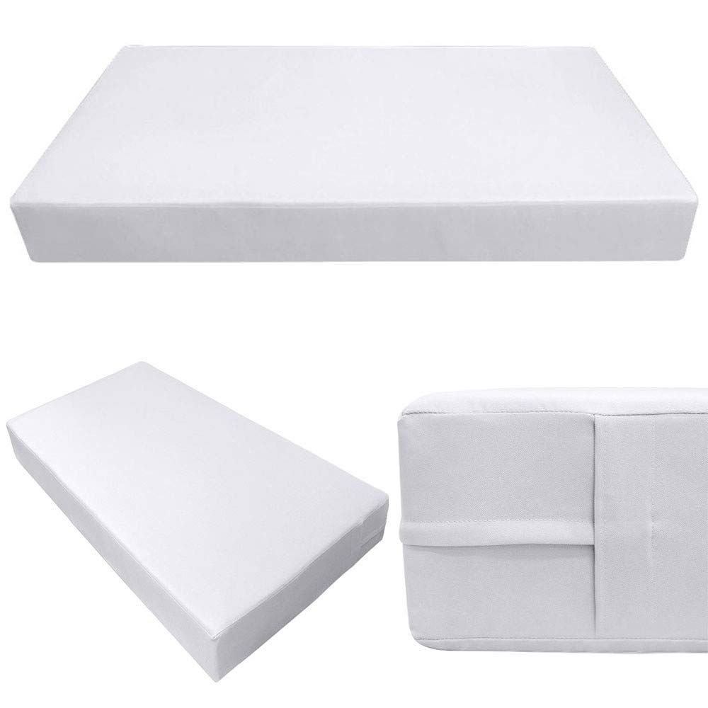 Prolinemax Style3 6-Piece Outdoor Daybed Set with Knife Edge Crib Mattress, Cushions & Bolster Pillows – Perfect for Patio, Poolside & Garden Relaxation