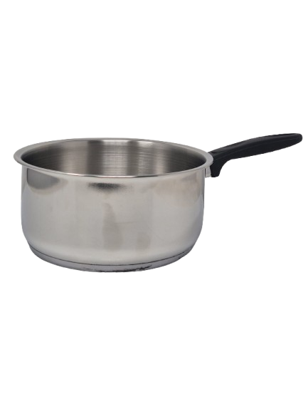 Vinod 14cm Stainless Steel Saucepan with Lid - Premium Kitchen Cookware for Boiling, Simmering & Sauce Making - Perfect for Small Meals, Camping & Dorm Cooking