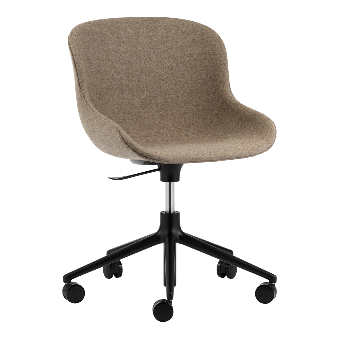 Ergonomic Office Chair with 5-Star Base & Gas Lift - Adjustable Height Upholstered Computer Desk Chair for Home & Office Workspace