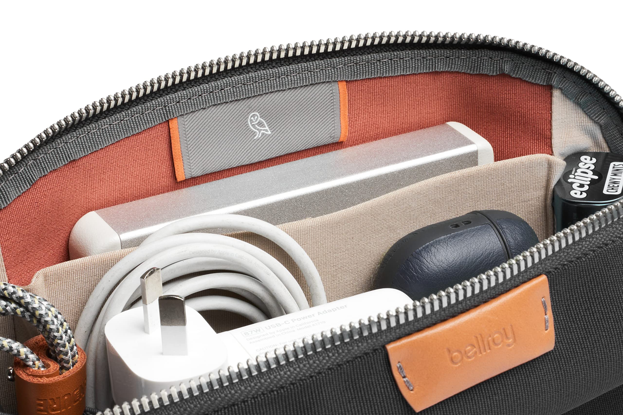 Bellroy Desk Caddy Tech Organizer - Premium Slate Gray Office Desk Accessory for Phone, Wallet & Keys | Perfect for Home Office, Workspace & Travel Organization