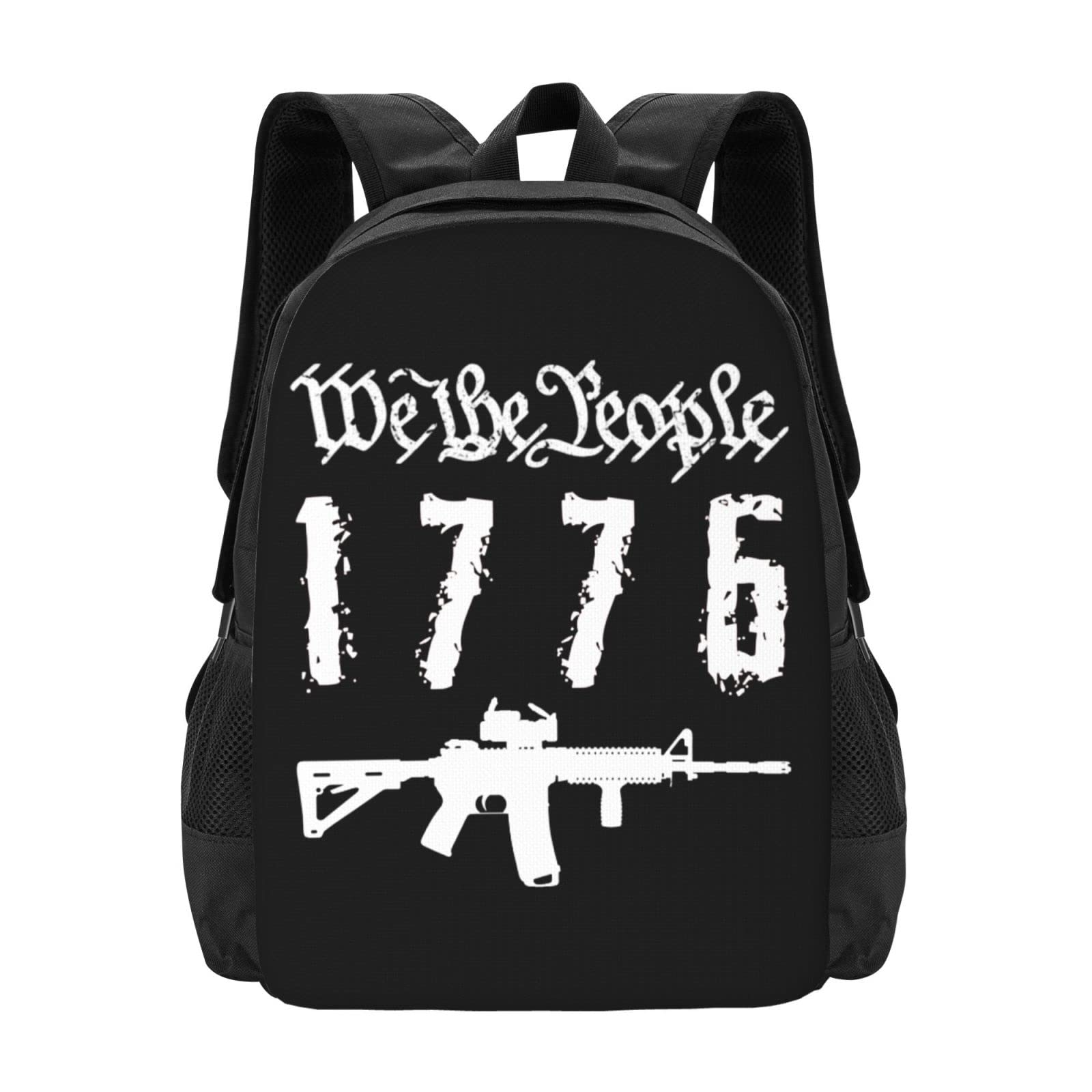 Liberty or Death Classic Travel Backpack - Large Capacity Lightweight Laptop Backpack for College, Adjustable Shoulder Strap Daypack (Perfect for School, Work & Travel)