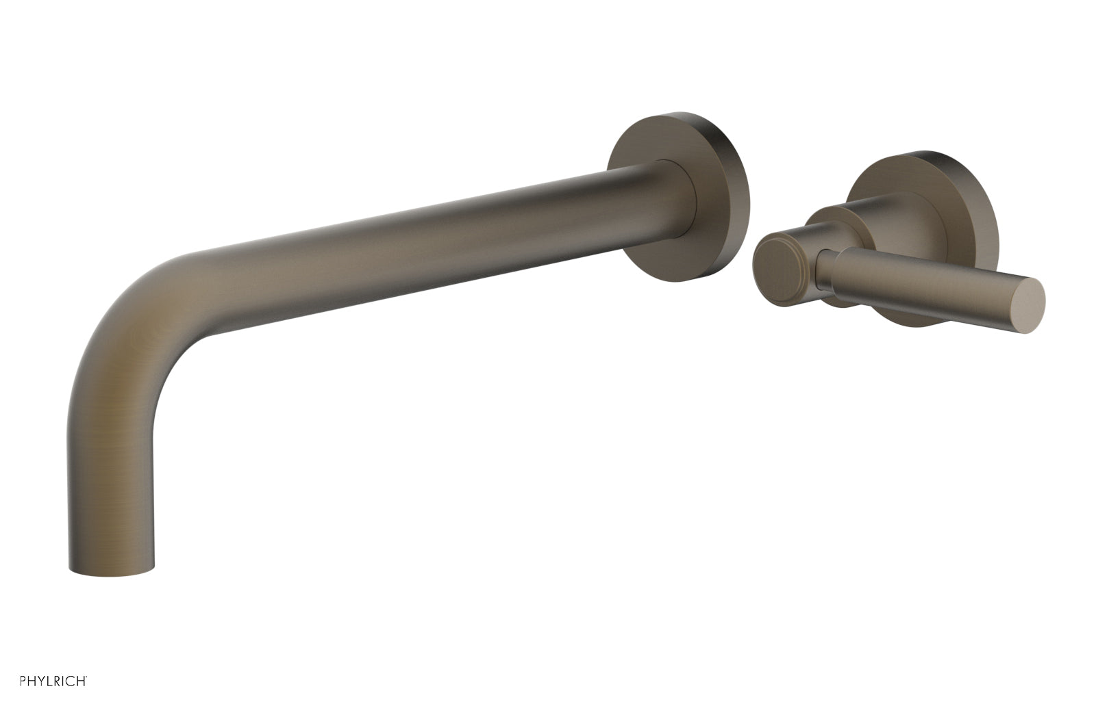 D130 16 Single Handle Wall Mount Lavatory Faucet Set with Lever Handle - Perfect for Bathroom Sink, Powder Room, and Guest Bath Installation