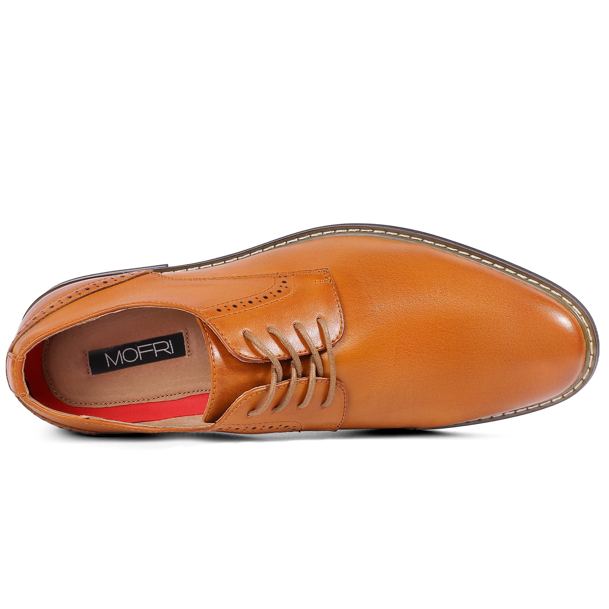 Premium Mofri Men's Dress Shoes - Formal Cap Toe Oxford Business Shoes for Men | Comfortable & Stylish | Perfect for Weddings, Office & Formal Events