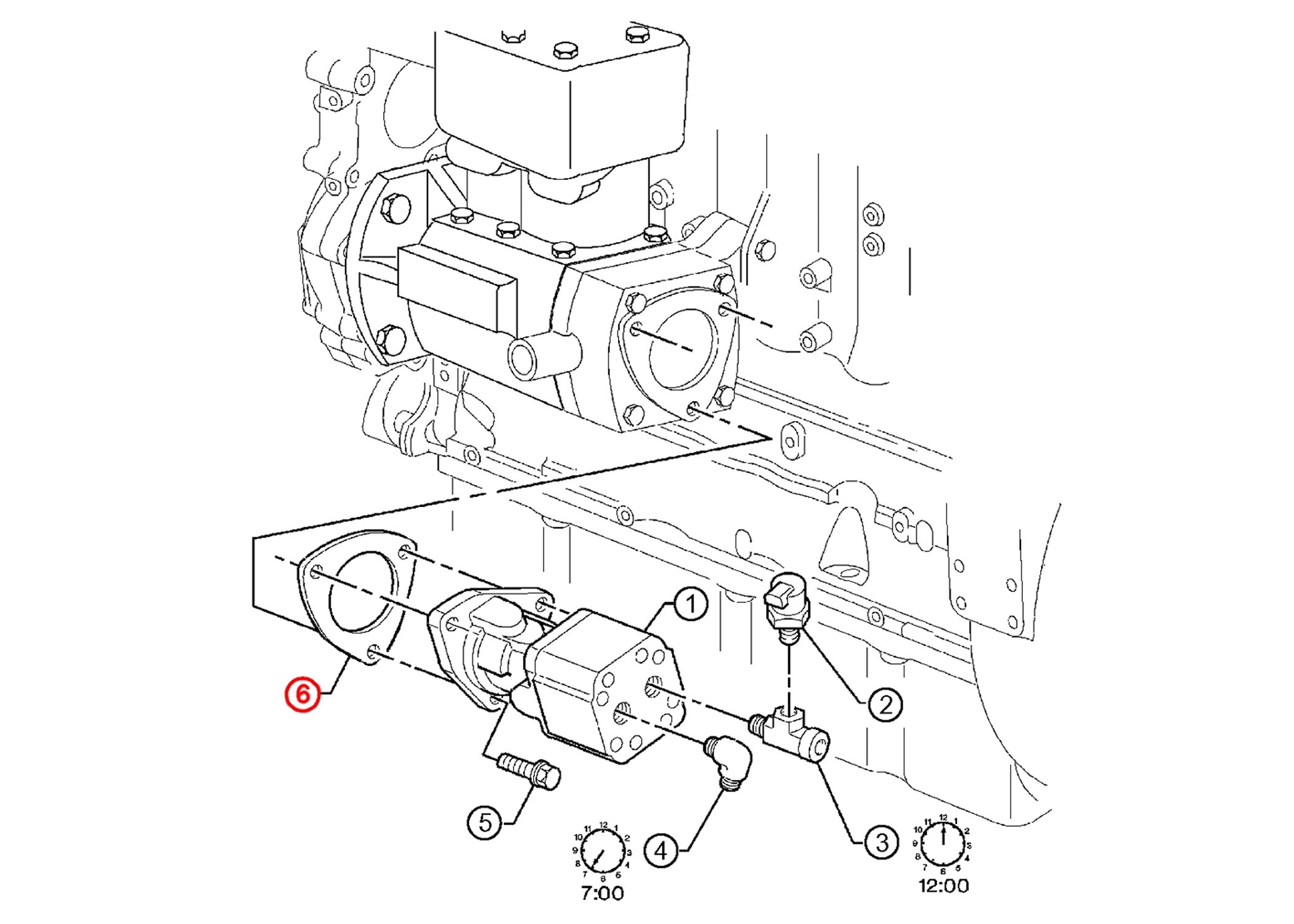 Detroit Diesel S60 Fuel Pump Gasket (23505248) - Replacement Part for Heavy Duty Trucks & Diesel Engines | Perfect for Maintenance & Repair