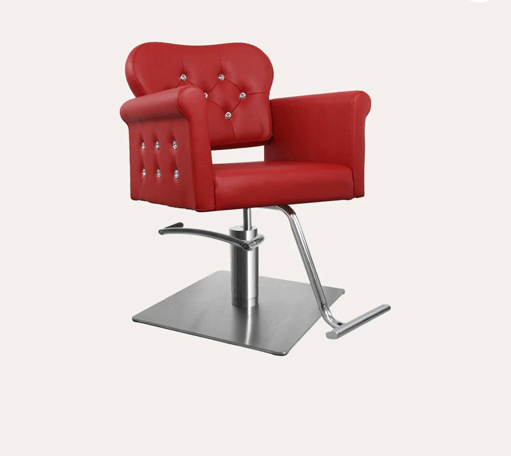 Glam II Salon Chair - Professional Hydraulic Beauty Styling Chair for Hairdressers & Stylists | Perfect for Salons, Spas & Home Use