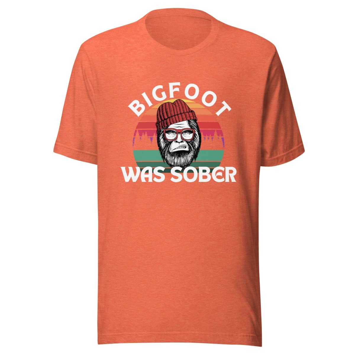 Bigfoot Was Sober! Funny Cryptid Humor Unisex T-Shirt - Perfect for Halloween Costumes, Cryptozoology Fans & Casual Wear