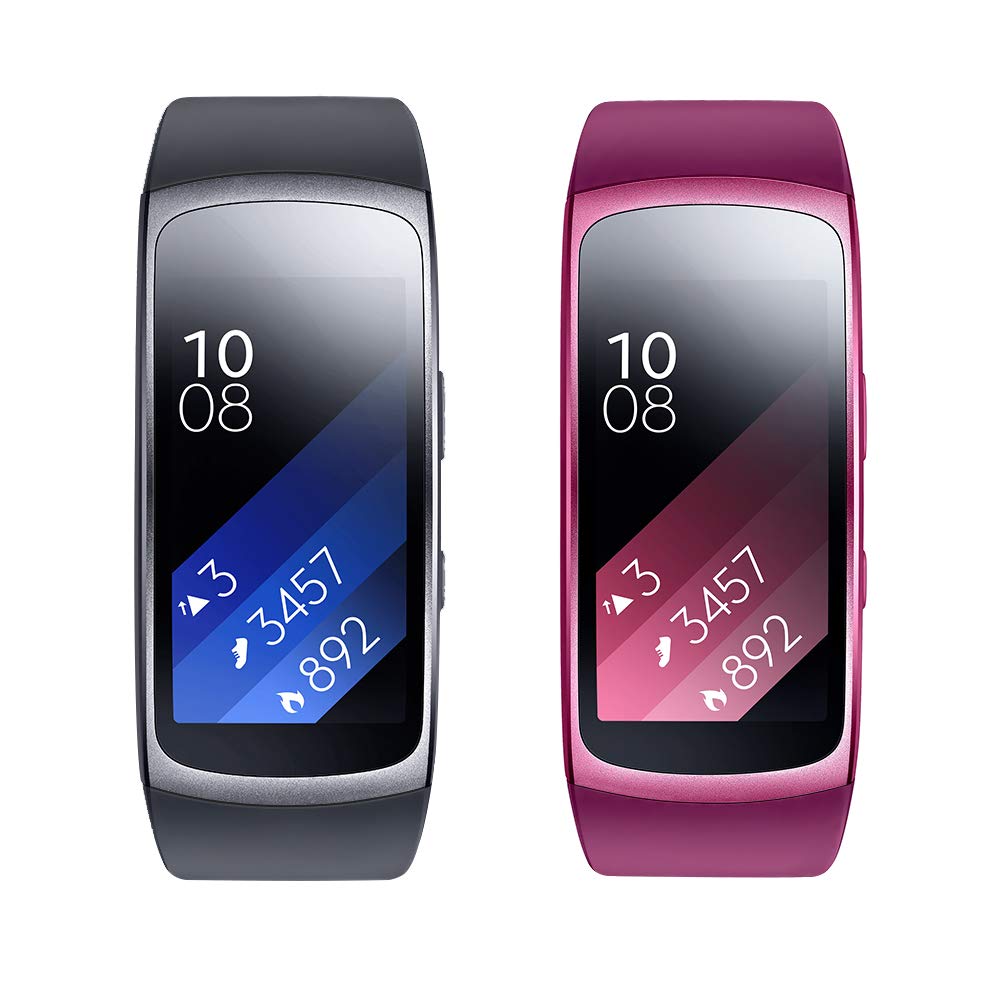 Soft Silicone Replacement Bands for Samsung Gear Fit 2/Pro - Small, White - Comfortable & Durable Wristbands for Fitness Tracking & Everyday Wear