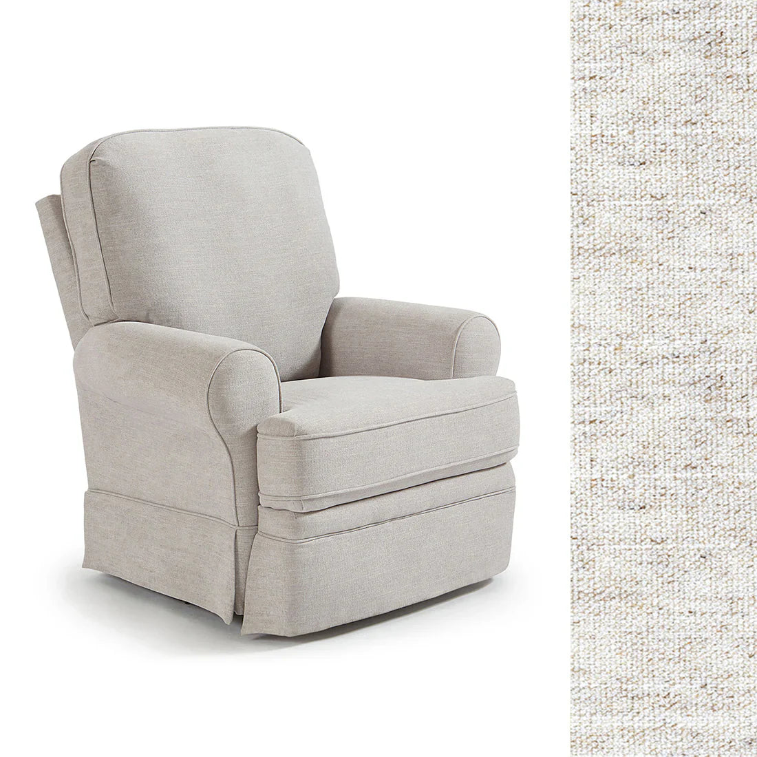 Juliana Swivel Glider Recliner Chair - Best Comfortable Modern Living Room Furniture for Relaxing, Reading & Nursing - Soft Upholstered Accent Chair with Smooth 360° Rotation