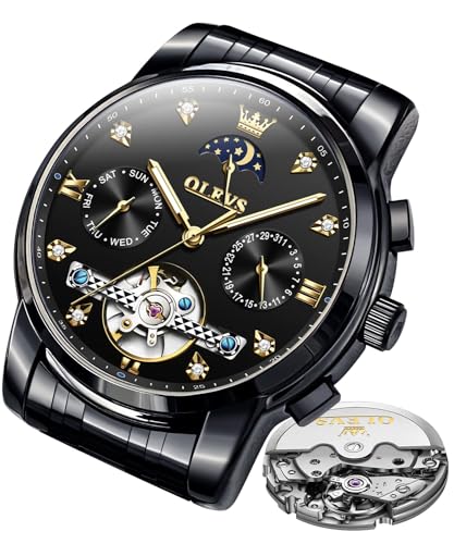 6678：Black band & Black dial