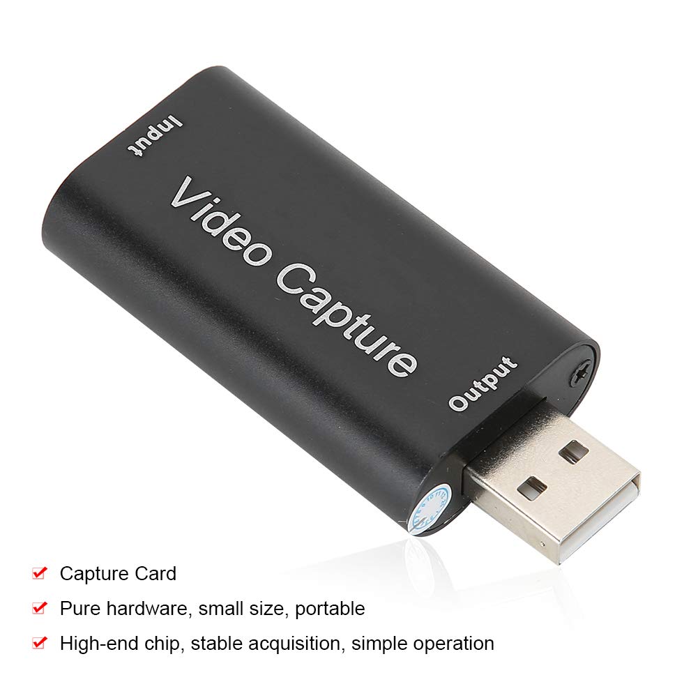 HDMI to USB Audio Video Capture Card - HD Game Recorder for Live Streaming, YouTube, Twitch, and PC Gaming - Perfect for Gamers, Streamers, and Content Creators