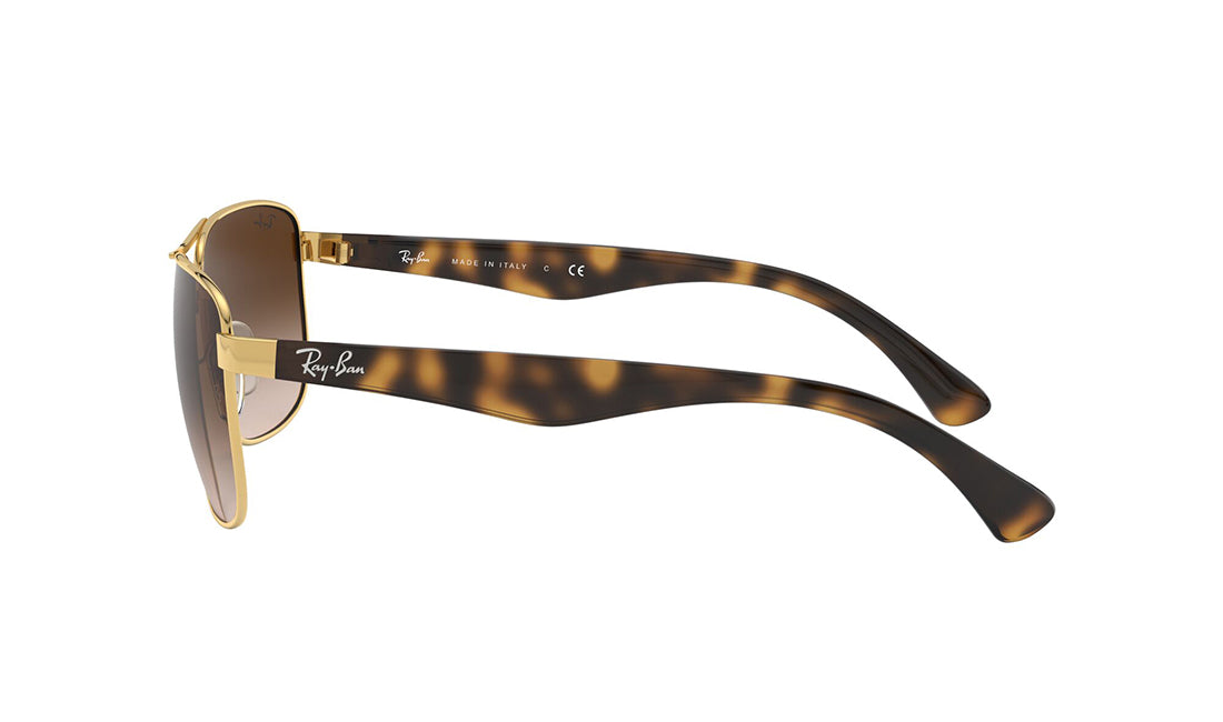 RayBan 3533 Aviator Sunglasses - Polarized UV Protection Lenses for Men & Women - Classic Pilot Style for Outdoor Activities, Driving, and Travel
