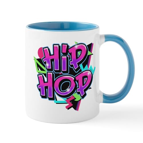 White/Blue Inside - Hip Hop Mugs