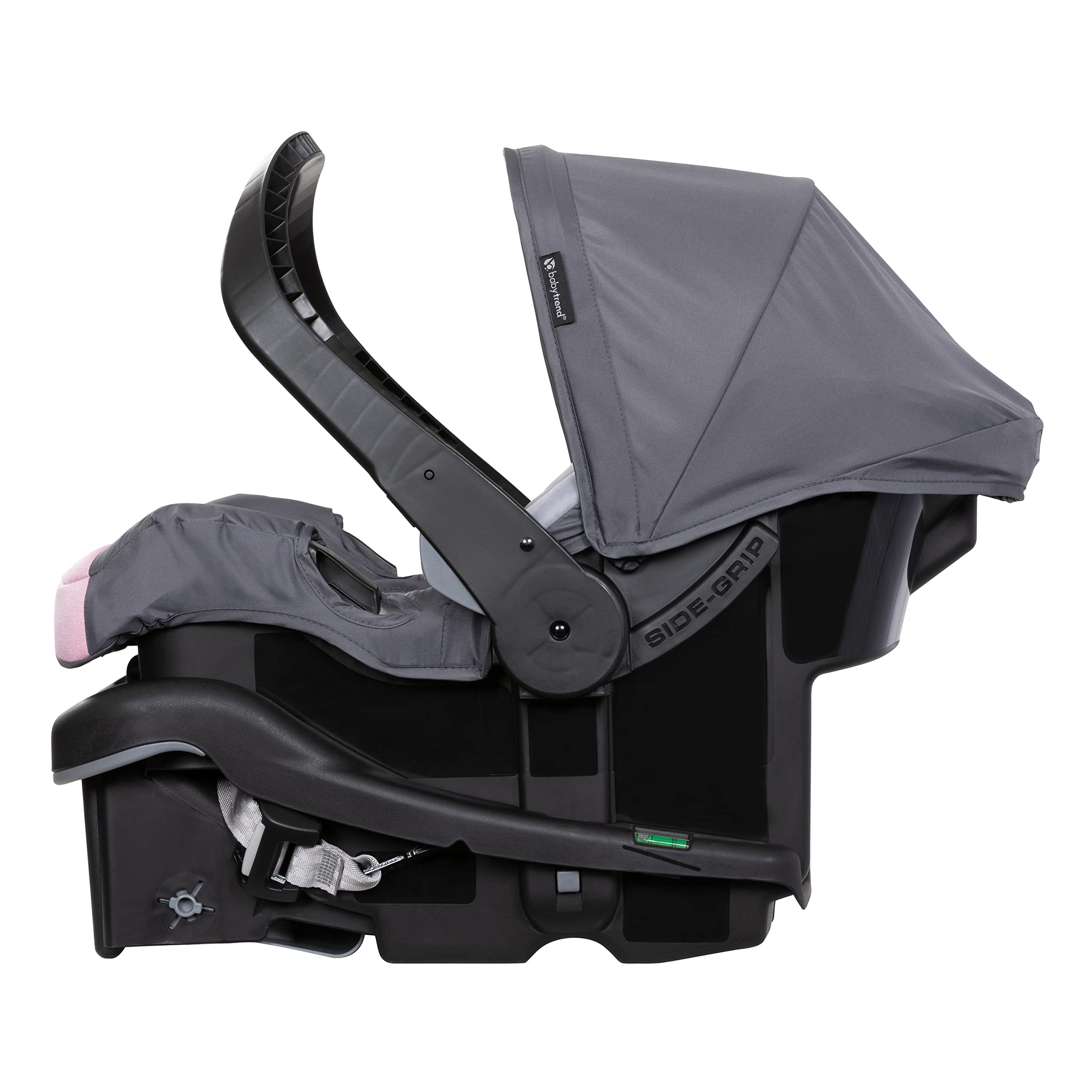 Baby Trend Passport® Cargo Stroller Travel System with EZ-Lift™ PLUS Infant Car Seat - Lightweight Compact Stroller for Newborns & Toddlers, Pink Bamboo Design | Perfect for Air Travel, Shopping & Daily Walks