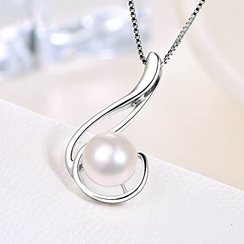 Elegant Pearl Necklace for Women - Perfect Gift for Mother's Day, Anniversary, Birthday, Christmas & Valentine's Day | Fine Jewelry for Wife, Her & Special Occasions | Ideal for Date Nights, Weddings & Formal Events