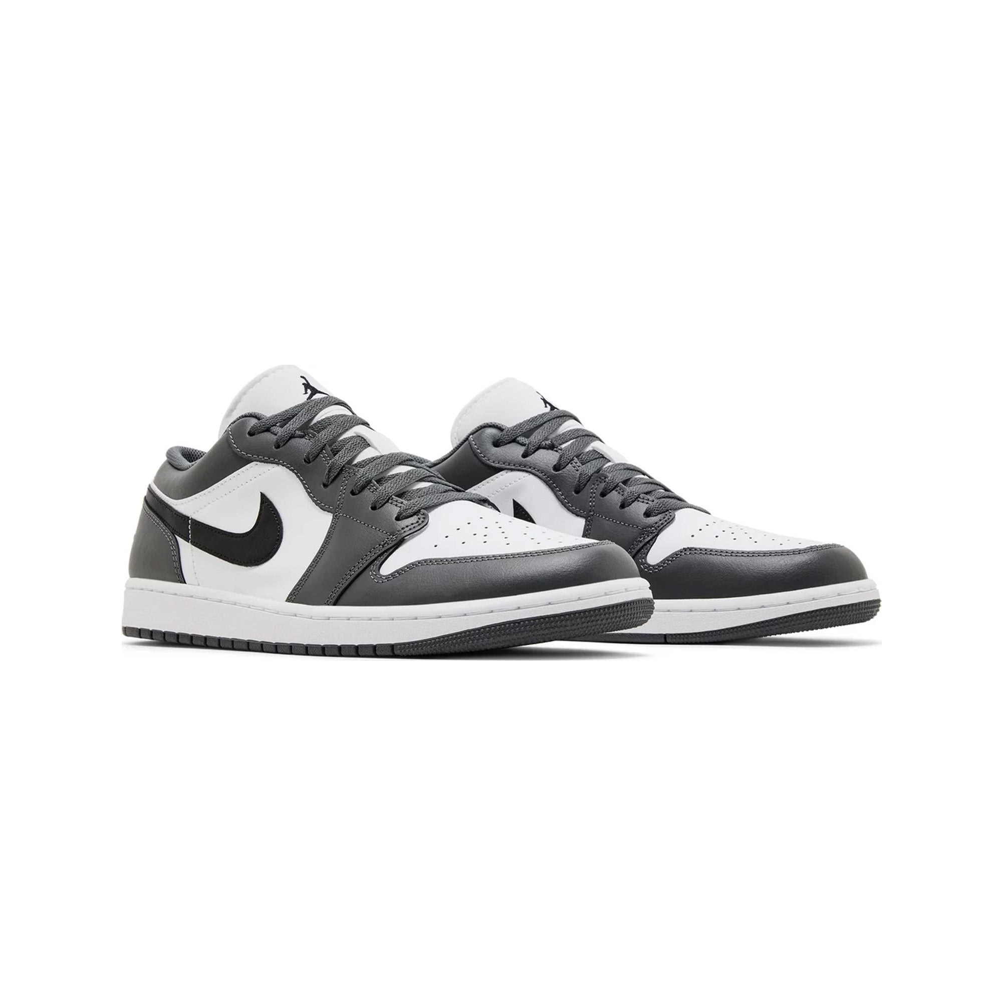 Air Jordan 1 Low 'Iron Grey' Sneakers (2024) - Men's Basketball Shoes for Casual Wear & Street Style