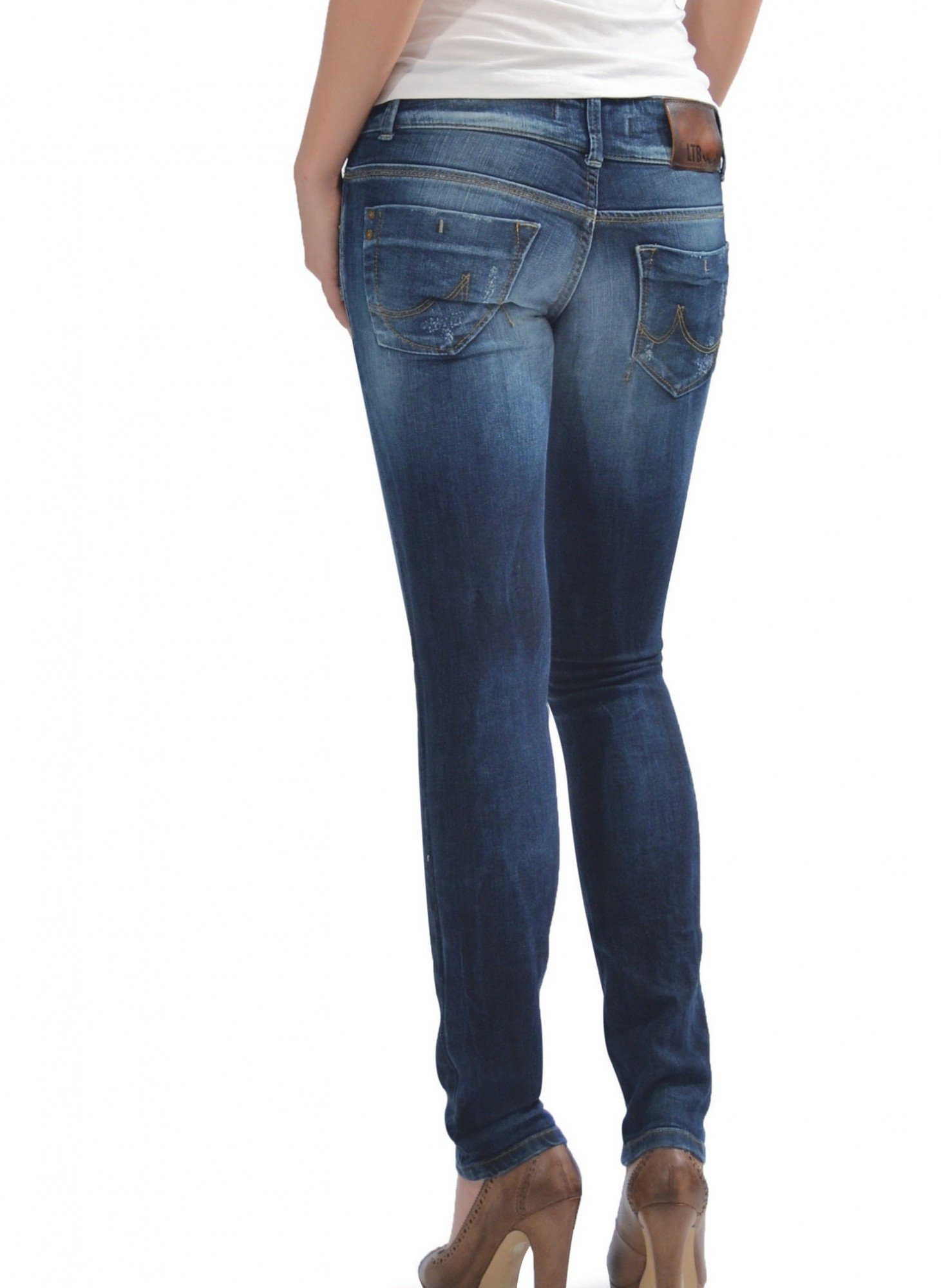 LTB Women's Molly Jeans - High Waist Skinny Denim Pants for Casual Wear & Everyday Outfits