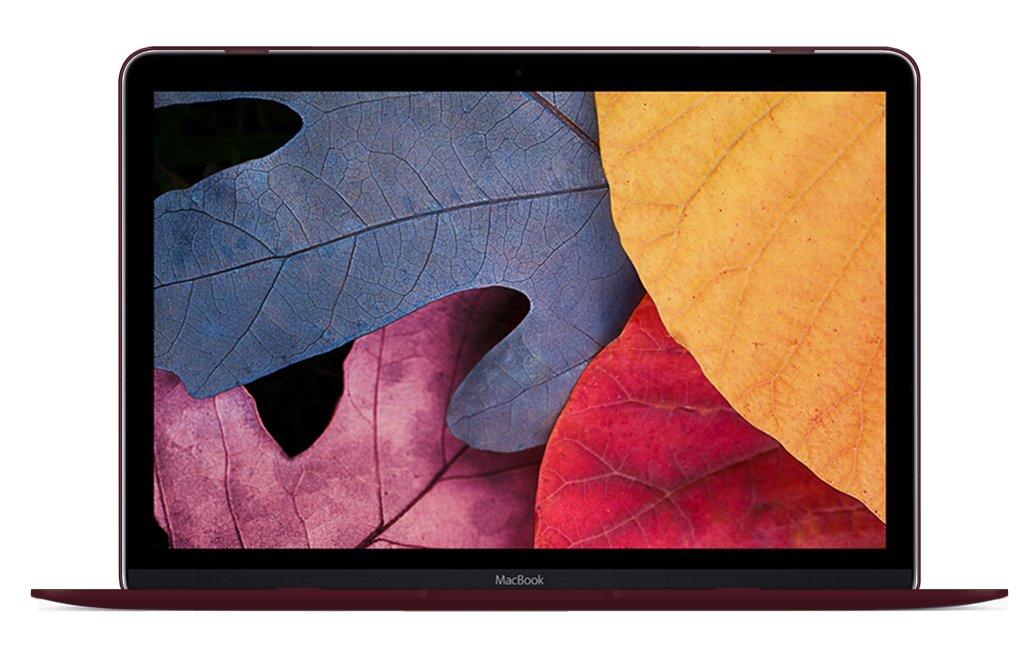 UESWILL Matte Hard Shell Case Cover for MacBook 12 inch Retina Display (A1534) - Soft Touch Protective Laptop Case with Microfiber Cleaning Cloth, Wine Red - Perfect for Work, Travel & School Use