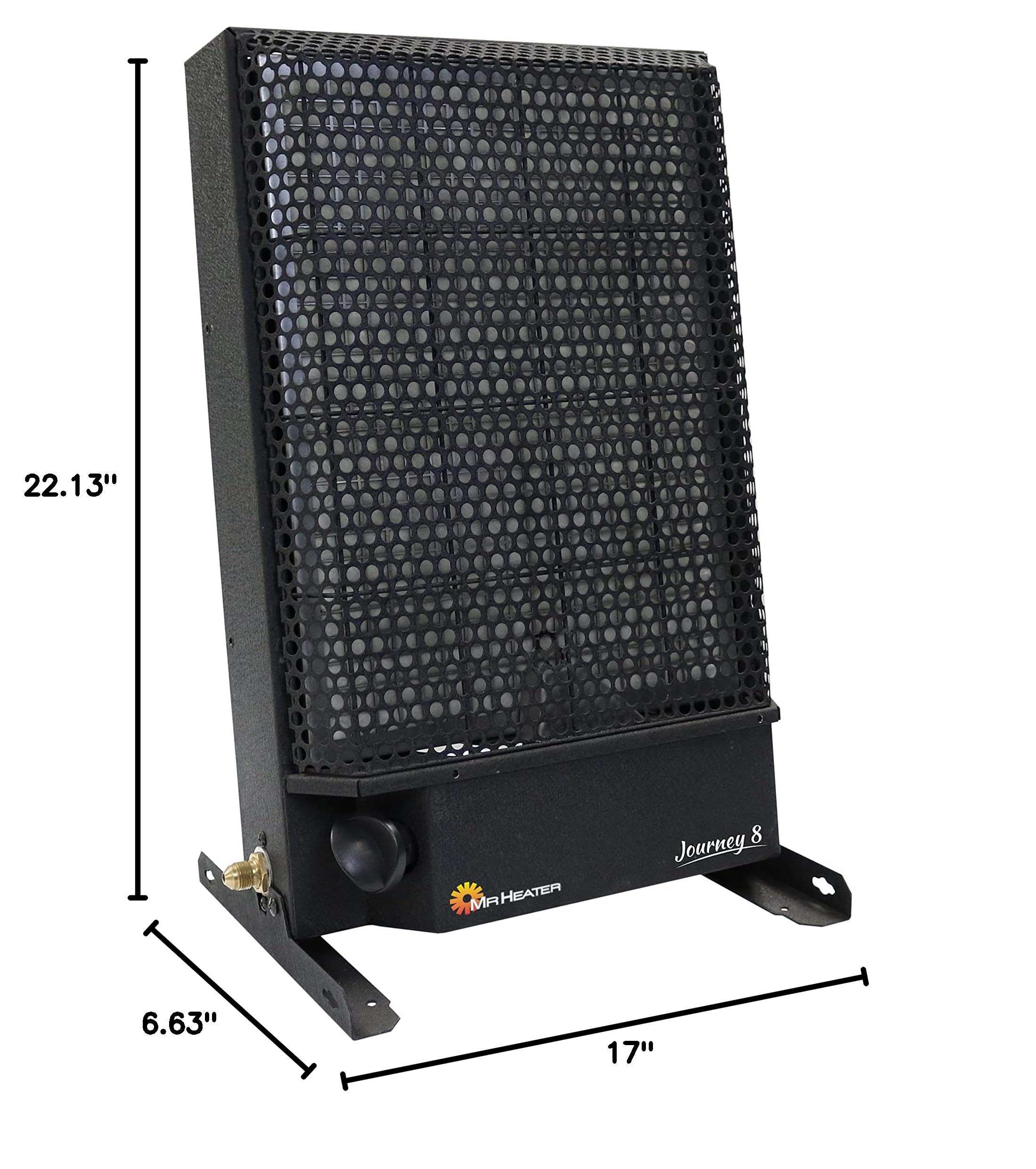 Mr. Heater Journey 8 - 8,000 BTU Indoor Propane Catalytic Heater with Patented Safety Technology | Portable Heating for Camping, Garages & Emergency Use