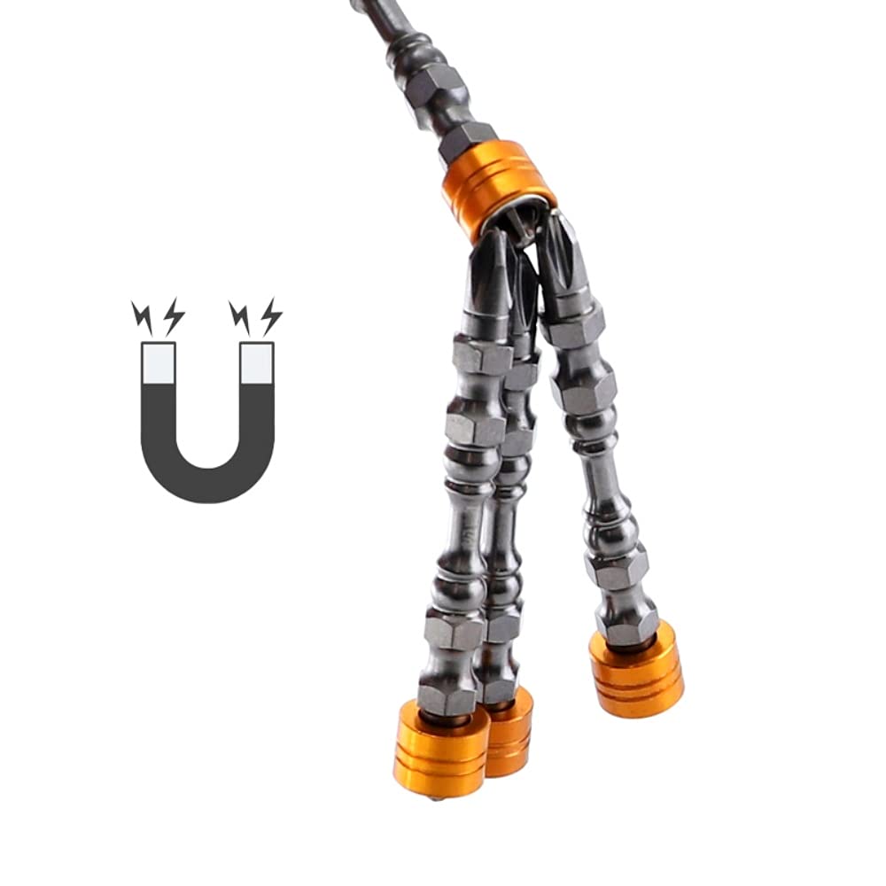 10PCS 65mm & 110mm Magnetic Screwdriver Bit Set - 1/4