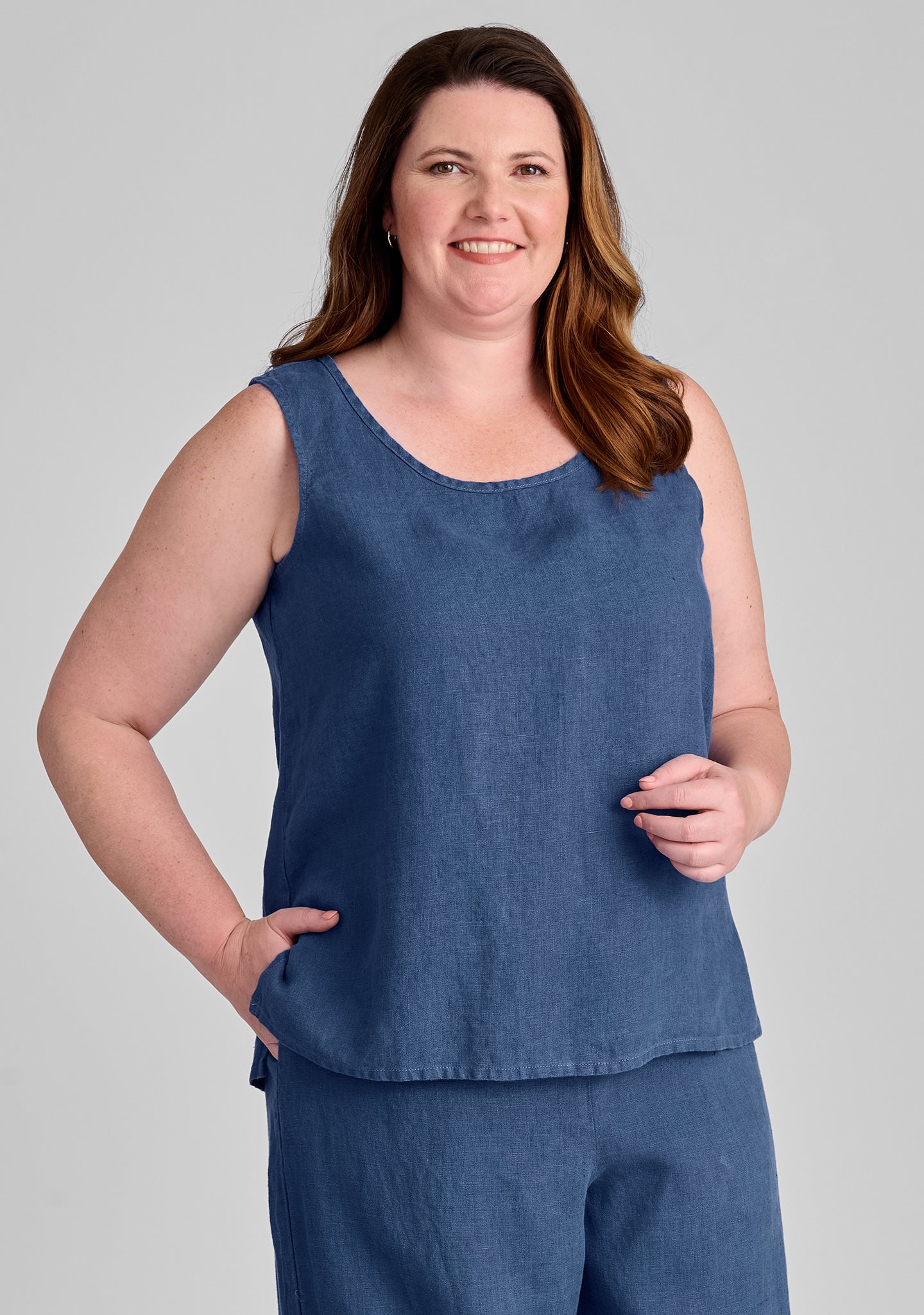 Linen Tank Top for Women - Soft & Breathable Summer Essential - Perfect for Casual Wear, Beach Outfits, and Layering