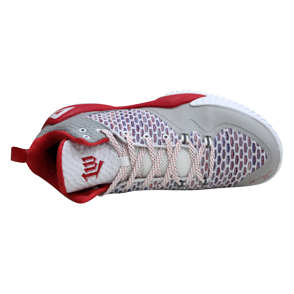 PEAK Men's Streetball Master Low Williams Basketball Shoes - Grey/Red - Lightweight & Durable for Outdoor & Indoor Court Play
