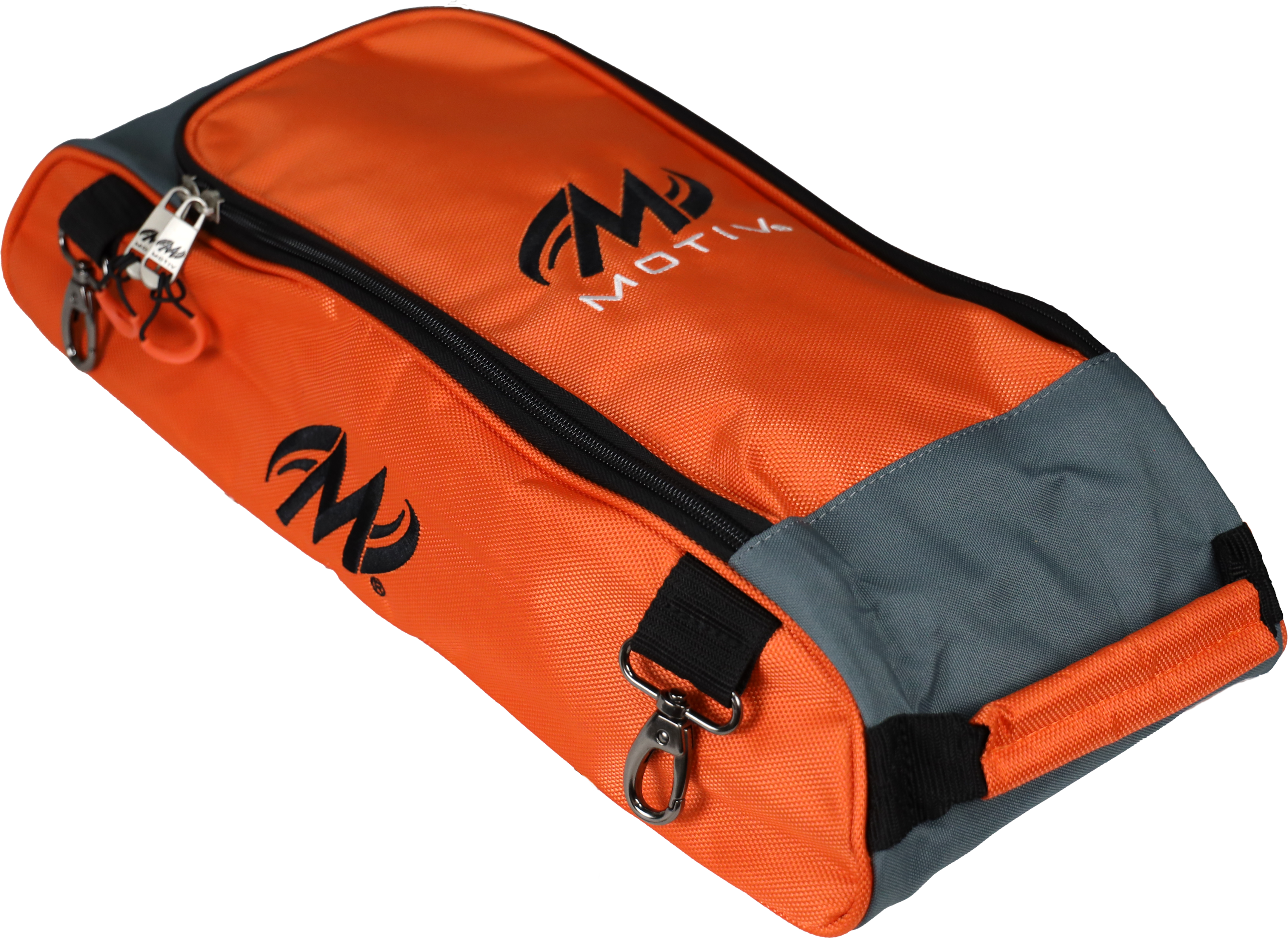 Motiv Ballistix Shoe Bag in Tangerine Orange | Durable Bowling Shoe Storage | Perfect for League Play & Tournament Travel