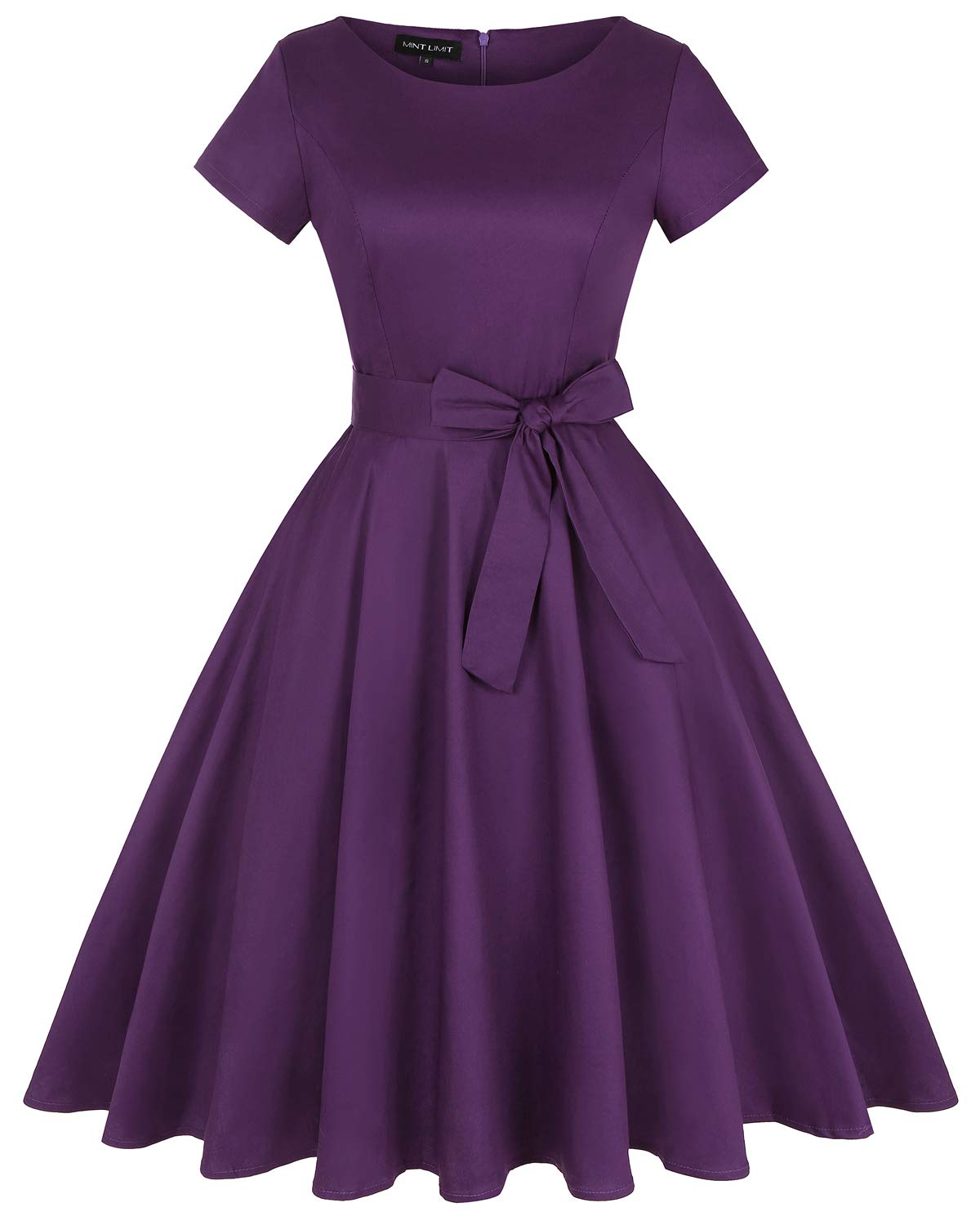 Vintage 1950s Rockabilly Swing Dress for Women - Retro Cocktail Party Prom Dress with Pockets | Perfect for Swing Dancing, Date Nights & 50s Themed Events