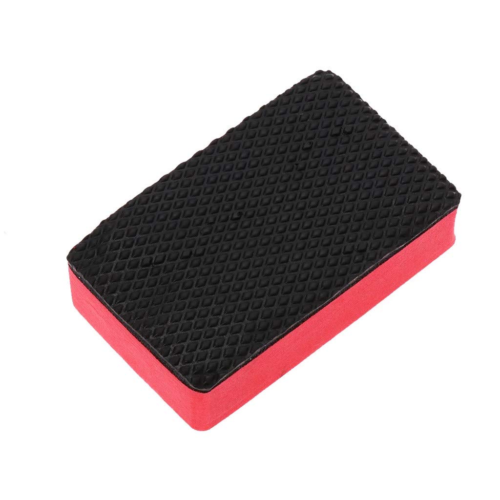 Magic Clay Sponge Bar - Car Cleaning & Wax Polish Pad Tool (Red) | Remove Scratches, Swirl Marks & Contaminants | Perfect for Detailing, Paint Correction & Auto Care