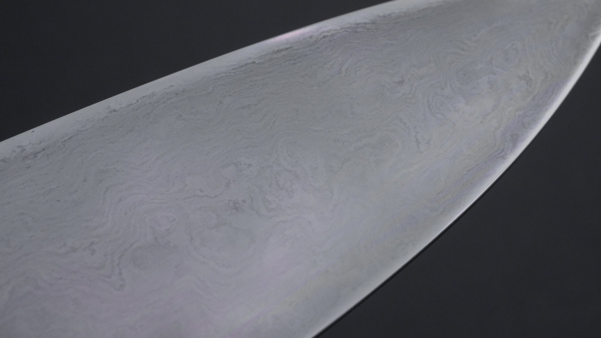 Hitohira Togashi Yohei White #1 Mizu Honyaki Gyuto 240mm Japanese Chef Knife with Taihei Ebony Handle & Saya - Premium Kitchen Knife for Professional Chefs & Home Cooking
