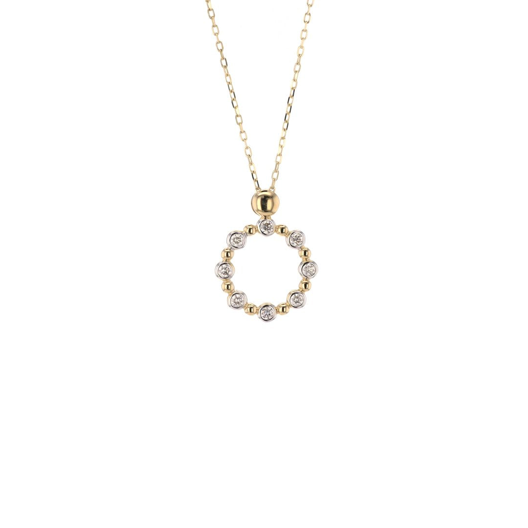 0.27 Carat Diamond Pendant Necklace - 18K Gold Elegant Solitaire Necklace for Women, Perfect for Anniversary, Birthday & Valentine's Day Gifts
