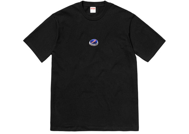 Supreme Bottle Cap Graphic T-Shirt for Men - Stylish Streetwear Tee for Casual Outfits and Urban Fashion