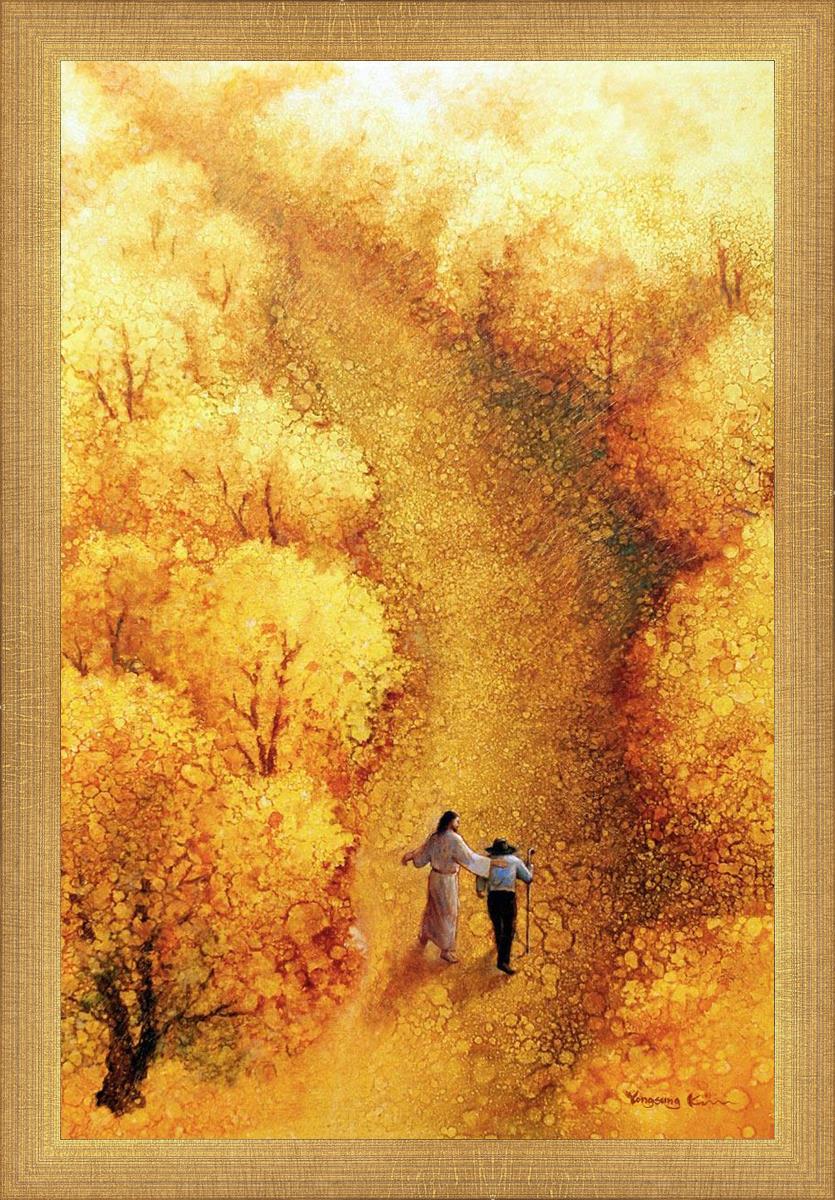 By Your Side - Heartwarming Art Print by Yongsung Kim | Christian Home Decor, Wall Art for Living Room & Bedroom | Perfect Gift for Weddings, Anniversaries & Housewarming