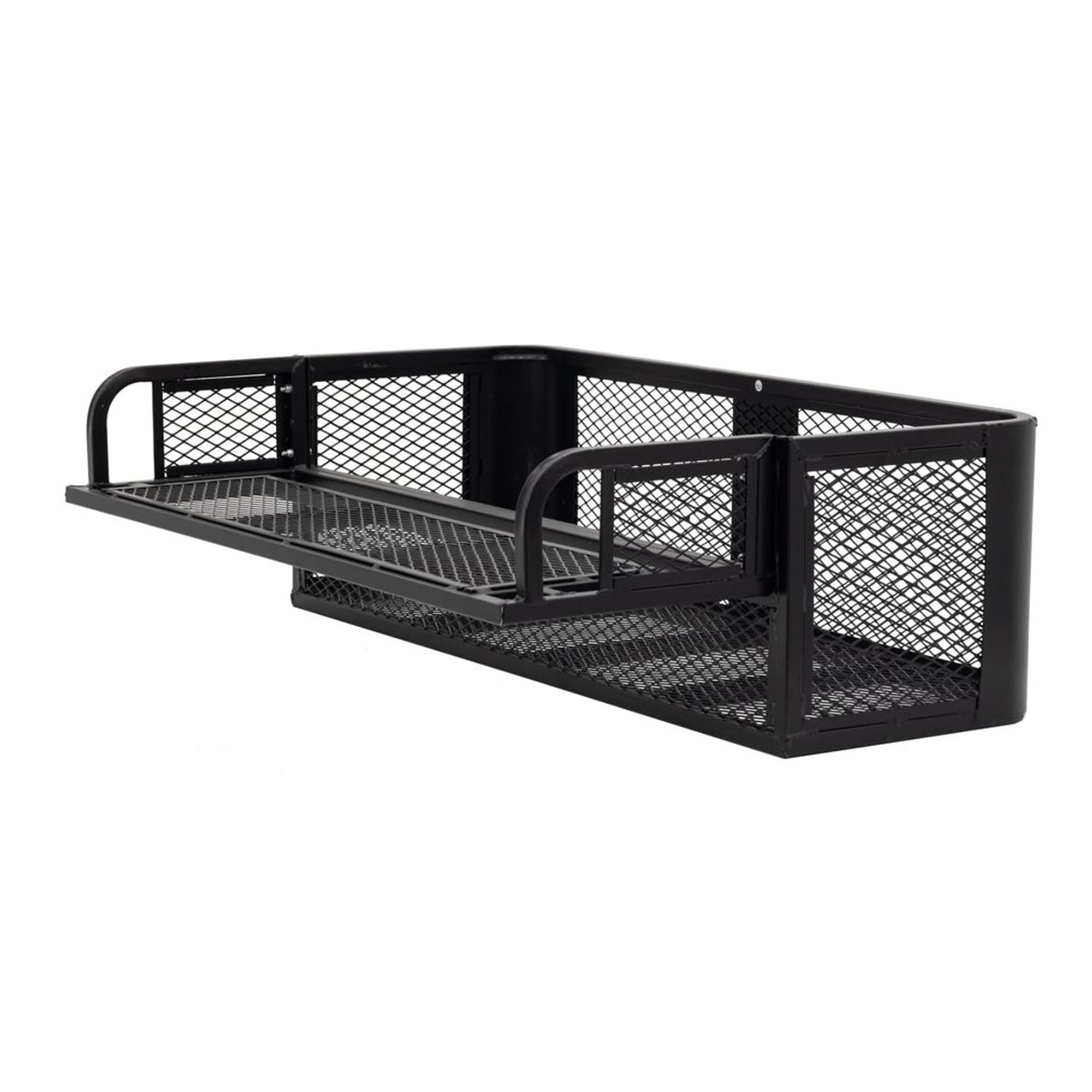 Heavy Duty Titan Ramps Rear ATV Cargo Carrier Basket - 150 lb Capacity Universal Storage Rack with Steel Mesh Surface - Perfect for Hunting, Camping & Off-Road Adventures