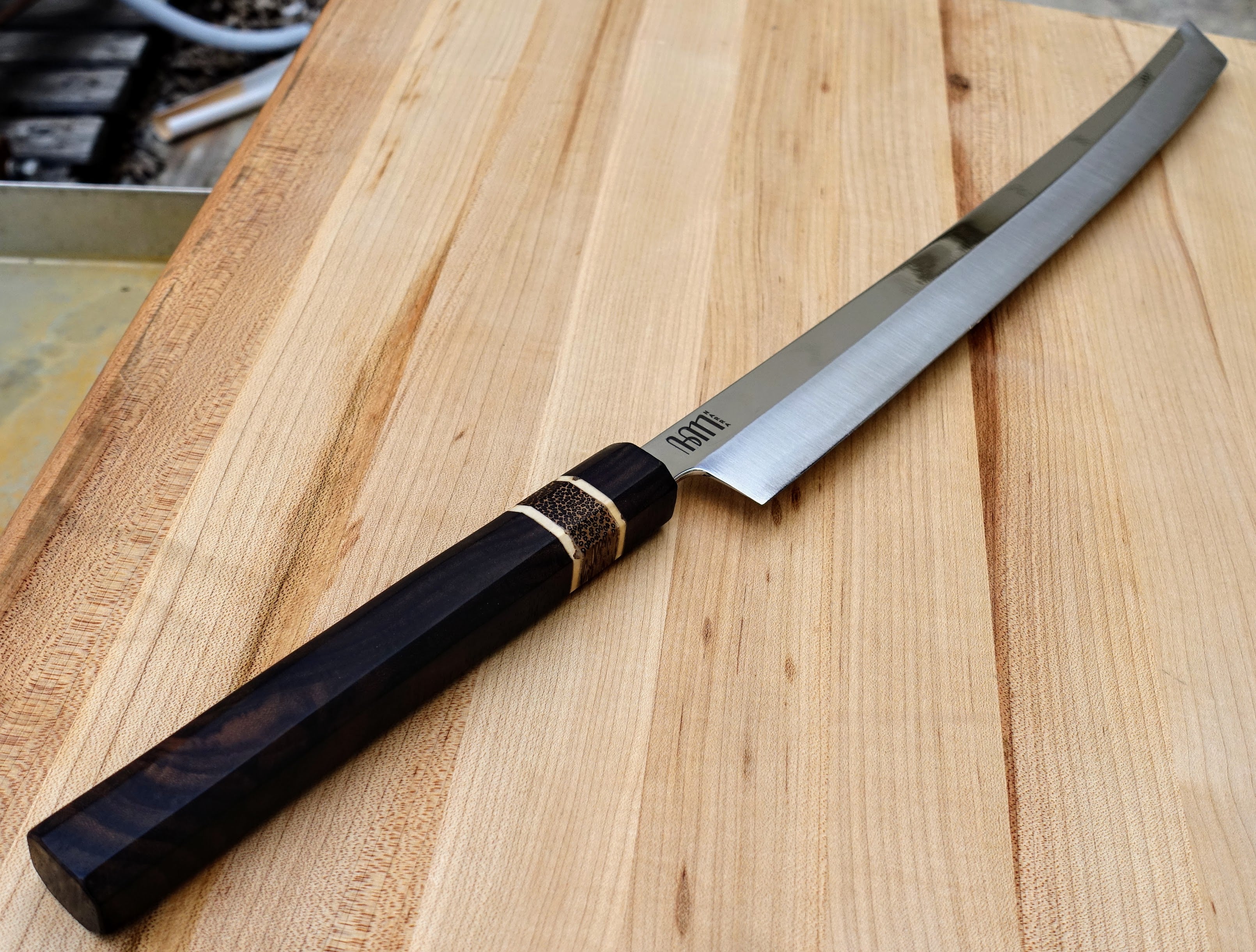 Narra 450mm N690 Cobalt Tuna Sword - High-Performance Fishing Knife for Sushi Preparation, Outdoor Fishing & Culinary Use