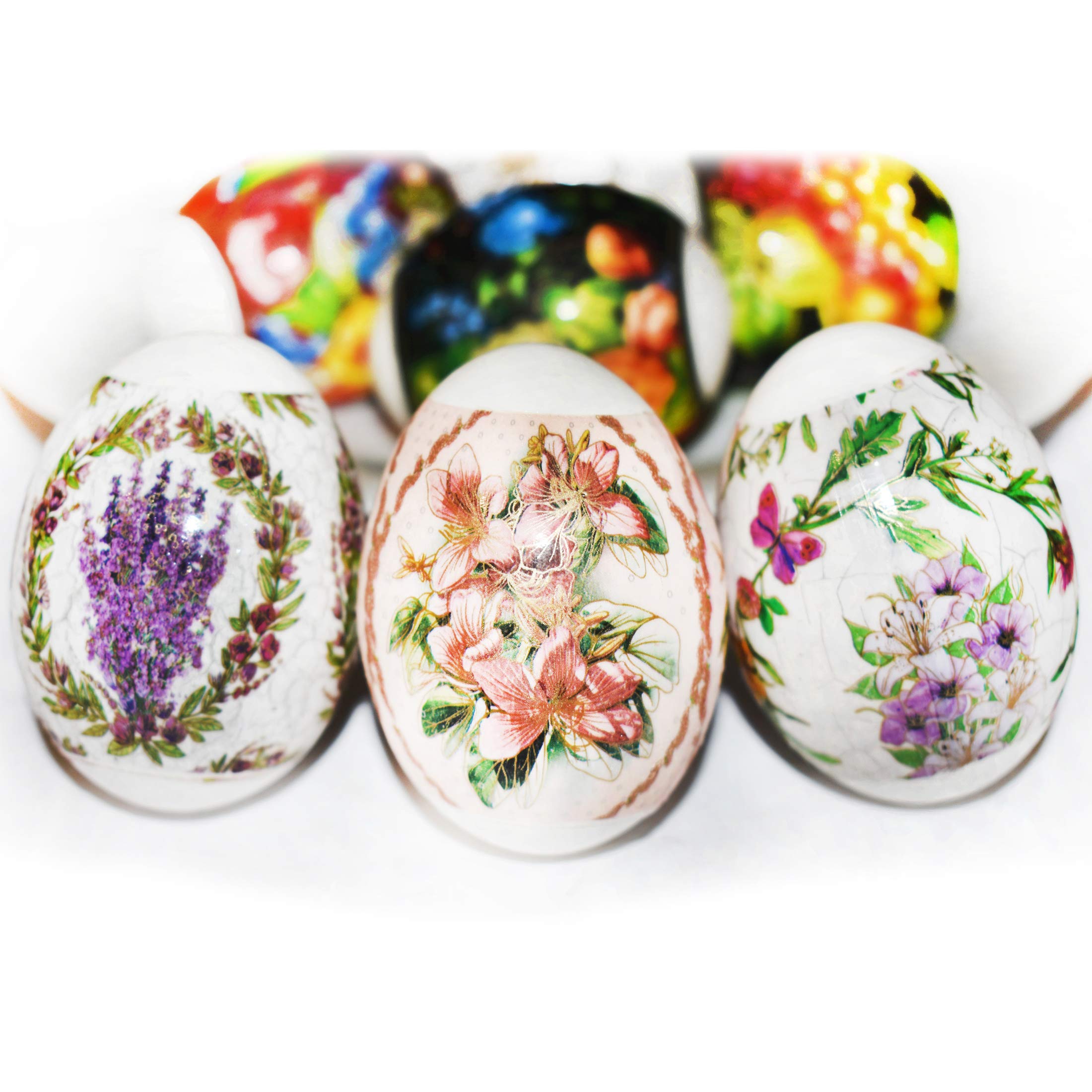 Diximus Heat Shrink Sleeve Wraps for Easter Egg Decorating - DIY Pysanky Egg Art Supplies - Perfect for Easter Crafts, Holiday Gifts & Ukrainian Pysanka Traditions