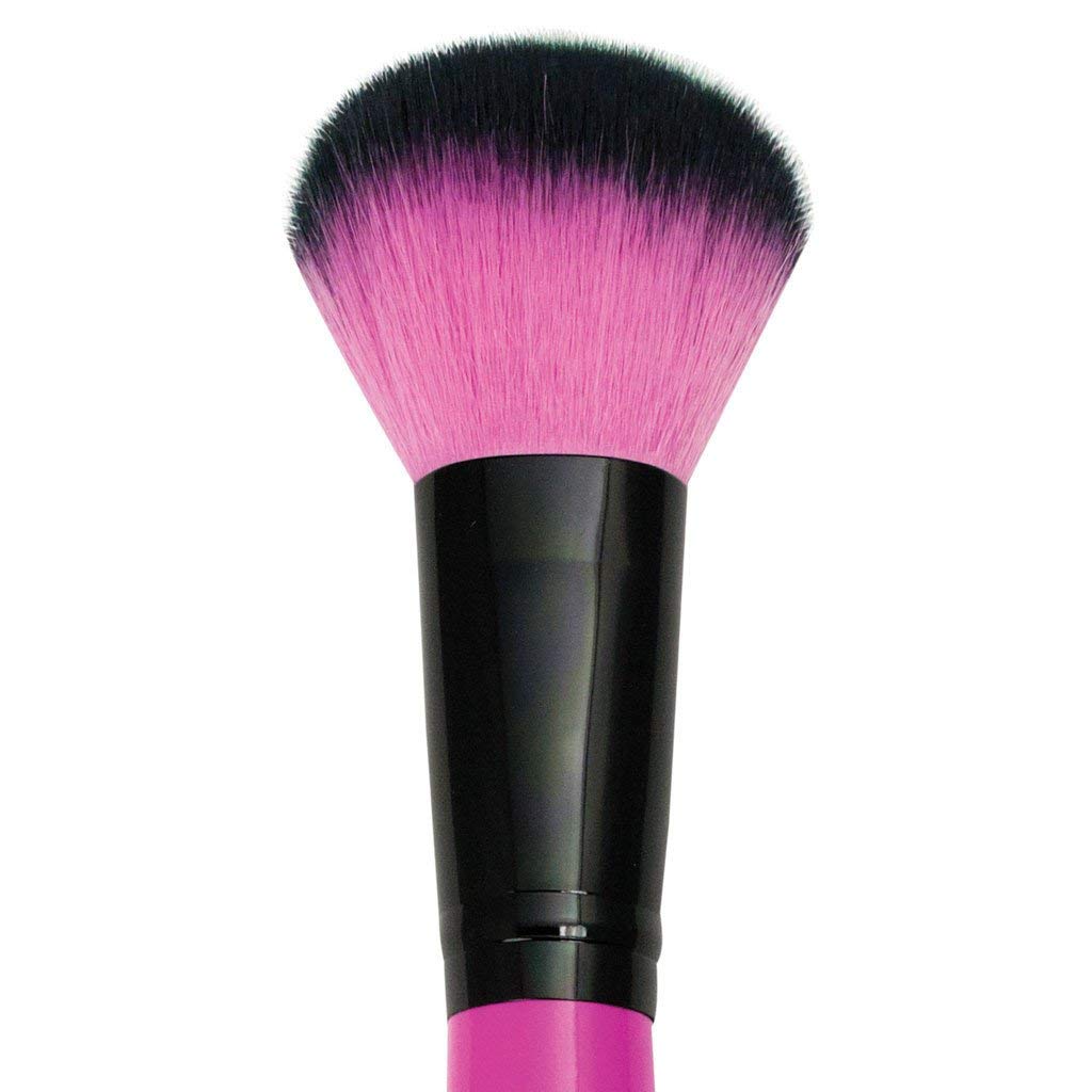 Royal & Langnickel Pink Essentials Synthetic Powder Brush Set - Professional Makeup Brushes for Blush, Highlighter & Powder Application - Perfect for Everyday Makeup & Travel