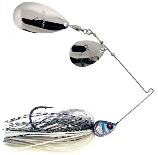 Premium Bladed Spinnerbait Fishing Lure with Flashy Beads - Perfect for Bass, Pike & Walleye Fishing in Lakes & Rivers