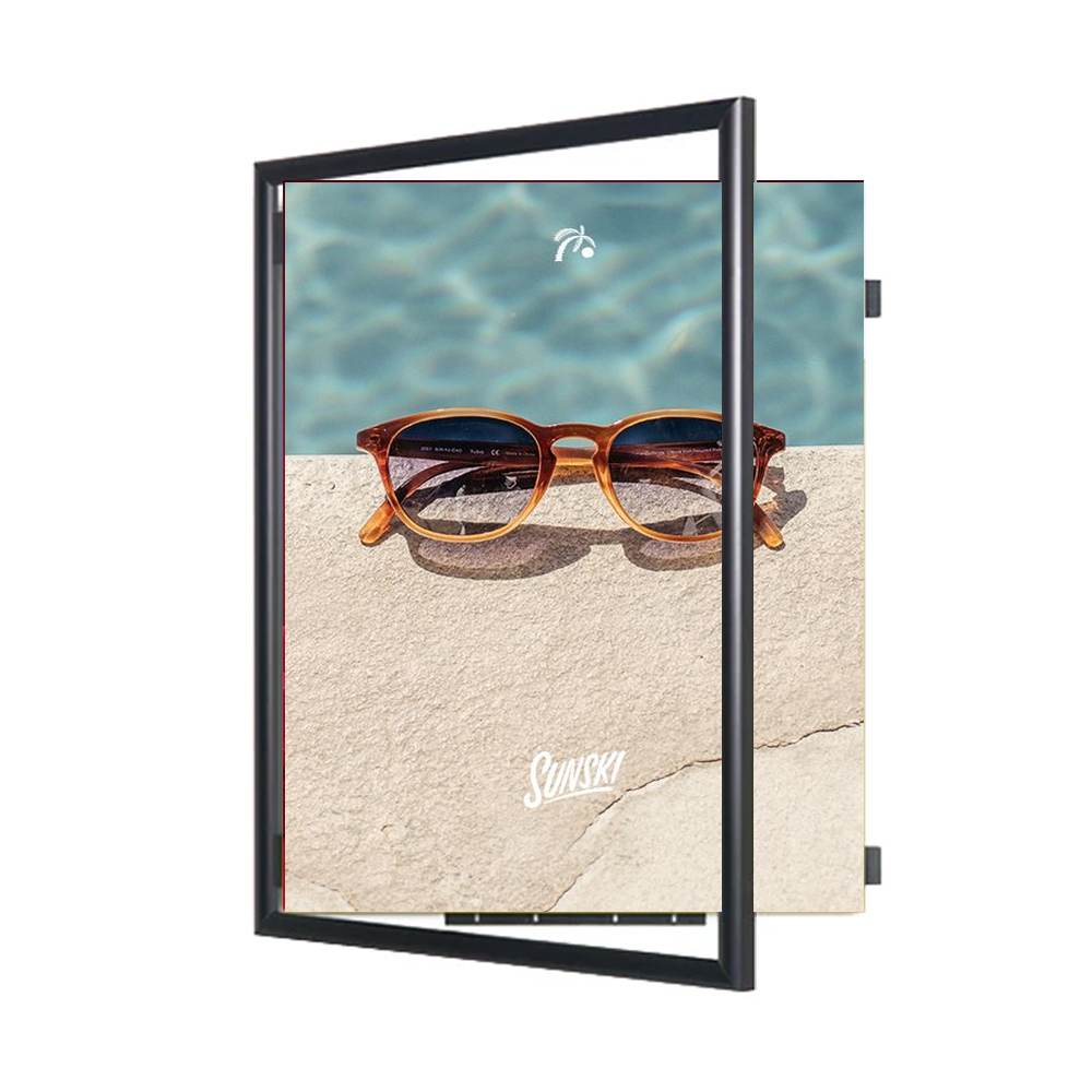 18x18 Poster Frame - SwingFrame Wide Face Display for Art, Photos & Posters - Perfect for Home, Office & Gallery Decor