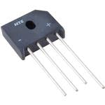 NTE5329 Rectifier Bridge Diode - Single Phase 200V 6A 4-Pin (25-Pack) | OEM Replacement for Electronics Repair & Power Supply Circuits | Perfect for DIY Projects, Industrial Equipment & Automotive Applications