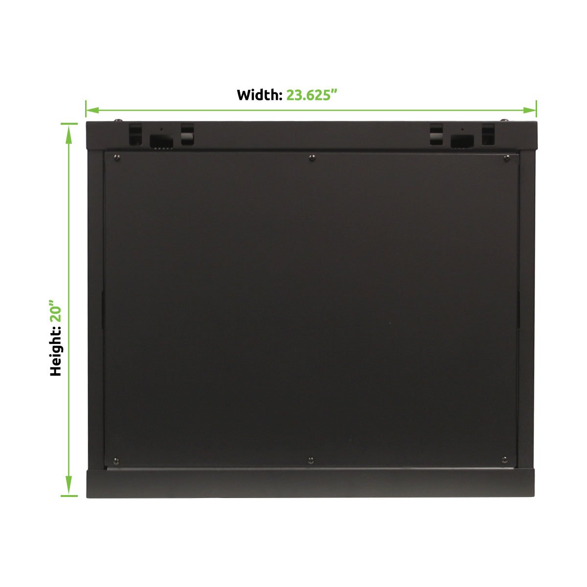 NavePoint 9U Wall Mount Server Rack Cabinet - 19 Inch (600mm) Network Equipment Enclosure with Lockable Glass Door & Adjustable Shelves - Perfect for Data Centers, Home Offices, and IT Closets